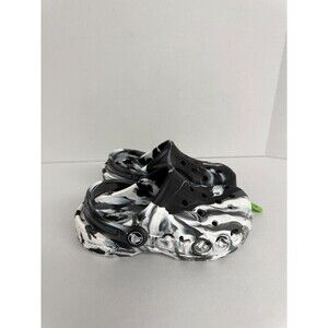 -1257 Classic Clog Black/White Sandals-US 11 Kids